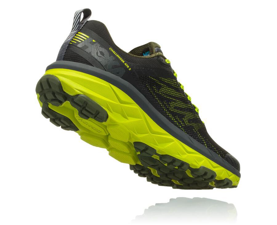 Chaussure Trail Hoka One One Challenger Atr 5 Homme - Noir/Vert - OUR-137584